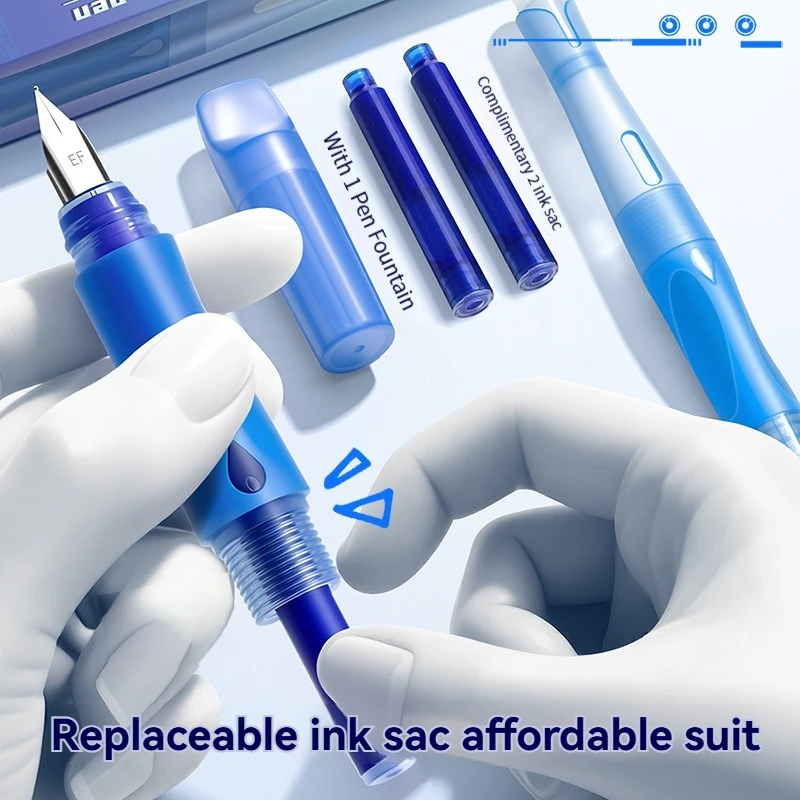 1PC Gel Pen Hot Eraser Beginner Replaceable Ink Bag Sports Pen School Calligraphy Gel Pen Erasable Pen