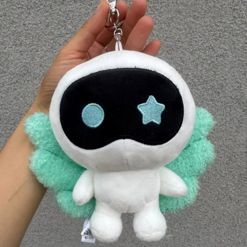 

2025 Korean Wave New JIN Design Cartoon Astronaut Wings Plush Toy Keychain Fashion Trend Bag Pendant Fan Support Gift Wholesale