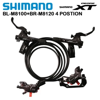 Shimano XT SLX M8120 M7120 M6120 MT420 4-tłokowy hydrauliczny hamulec tarczowy do rowerów górskich MTB Downhill D03S N03A N04C