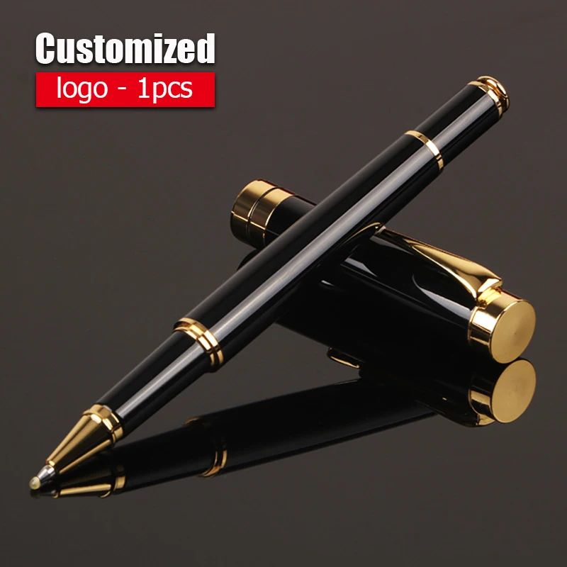 

Business Office High-end Luxury Metal Signature Pen Custom Logo Writing Stationery Ballpoint Pen Advertising Gift Wholesale