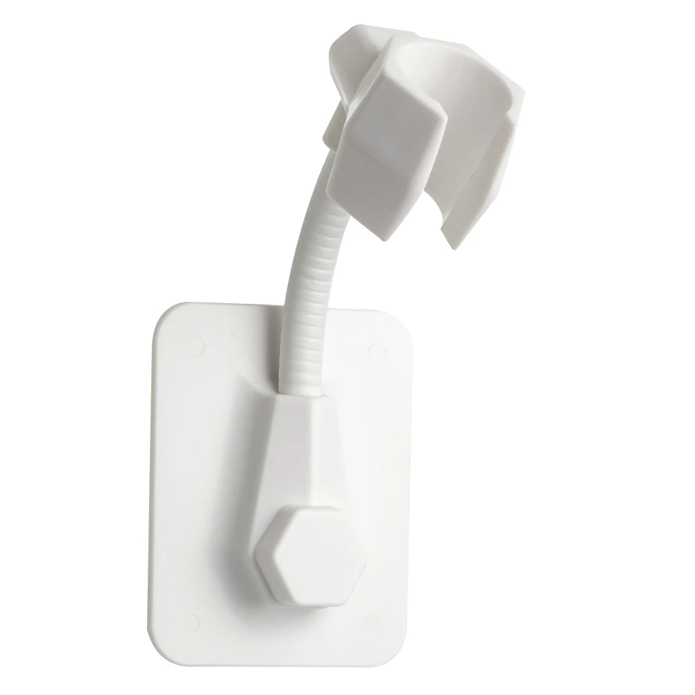 

2pcs Shower Head Holder Bracket Punch Free Hose Mount Strong Adhesive Waterproof Bathroom Accessories Home Hotel Supplies