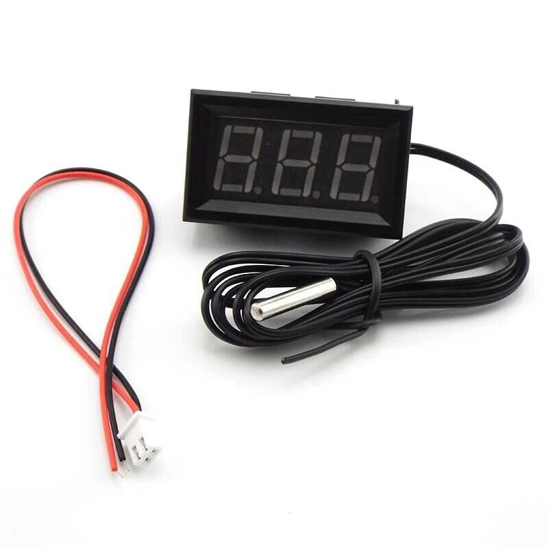 Entrega em 24 horas DC 12V LED Termômetro com display digital -50- 110 Celsius Medidor de temperatura para carro Veículo