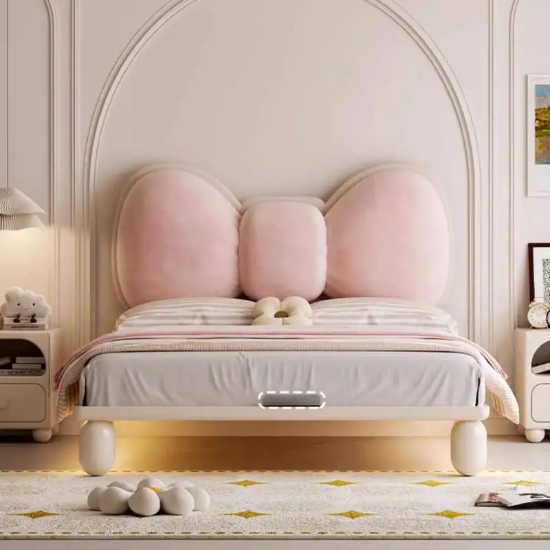 

Обычные детские кровати для девочек, украшение в Европе, односпальная современная детская кровать принцессы, детская рама, дизайн Cama Infantil, мебель для дома