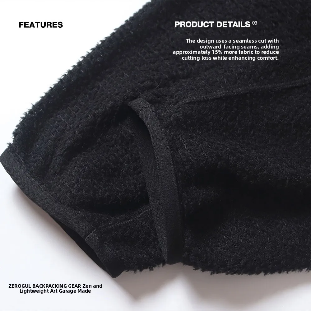 

Zer0g Lightweight Fce Lined Running Trousers Polartec Direct Warm Qui Dry Inner Wear for Trail Running Outdoor Activities