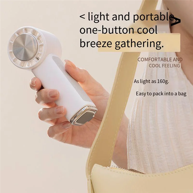 A60Z Top Portable Handheld Fan Mini Air Conditioner Fan, 2000Mah USB Rechargeable