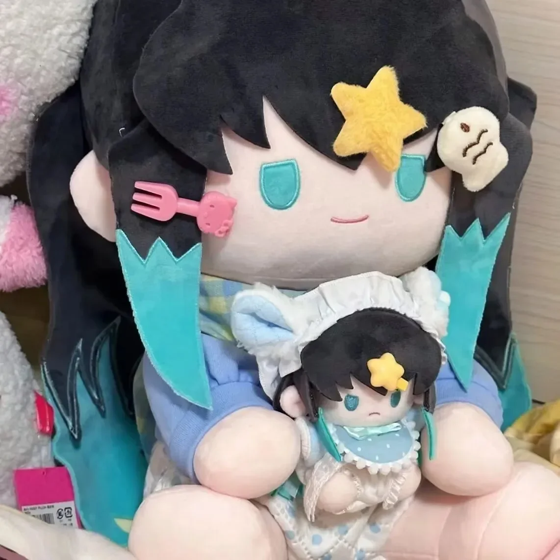 40CM Anime Role Tokitou Muichirou Soft Plush Doll Body Dress Up Stuffed Toy Sitting Posture Pillow Adorable Birthday Gift