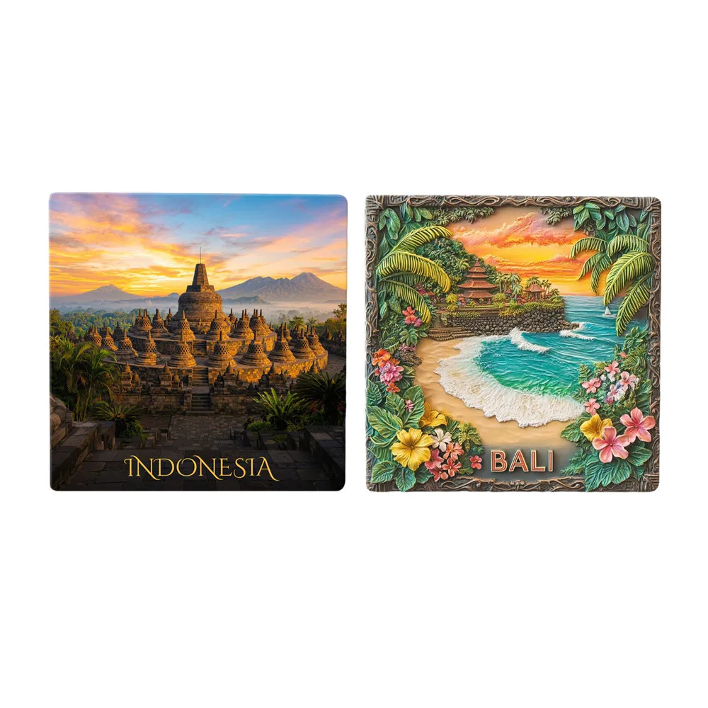 Indonesia Ceramic Fridge Magnets Tourist Souvenirs Decoration Articles Handicraft