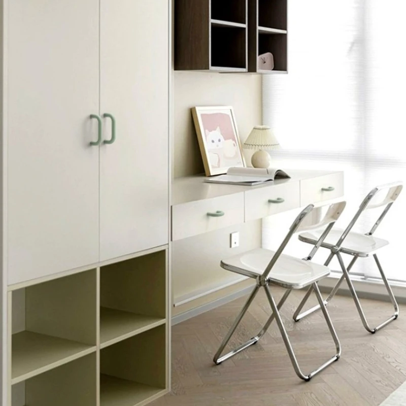 Nordische Weiß-Grüne Schrankgriffe Kleiderschrank Kinderzimmer Garderobe Schranktürknopf Schlafzimmer-Möbelzubehör – Detail 4