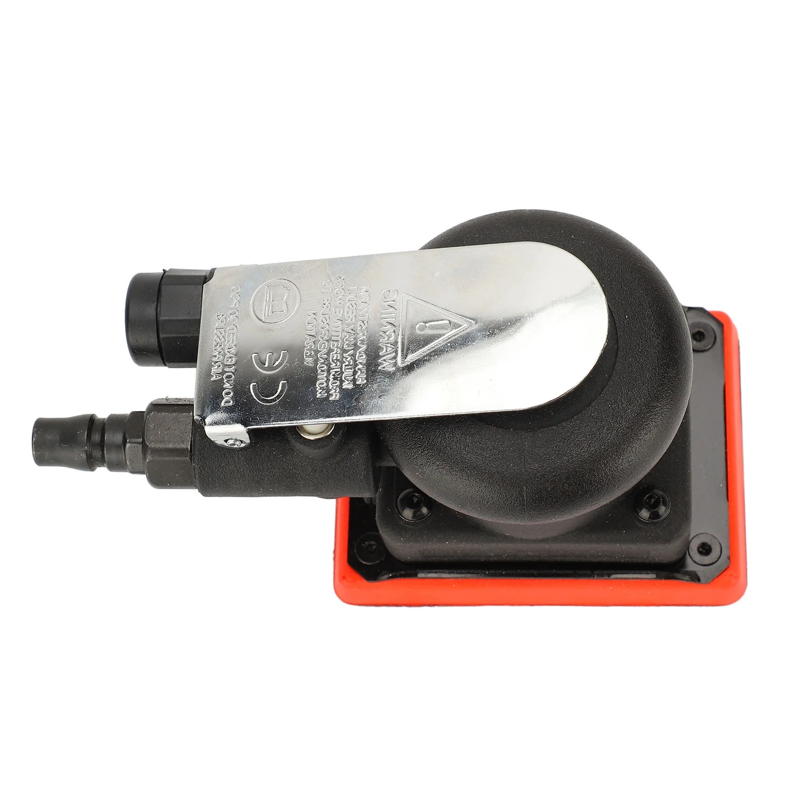 Square Air Sander 12000rpm High Speed Pneumatic Grinding Sanding Machine for Car Waxing Polishing 75x100mm Black