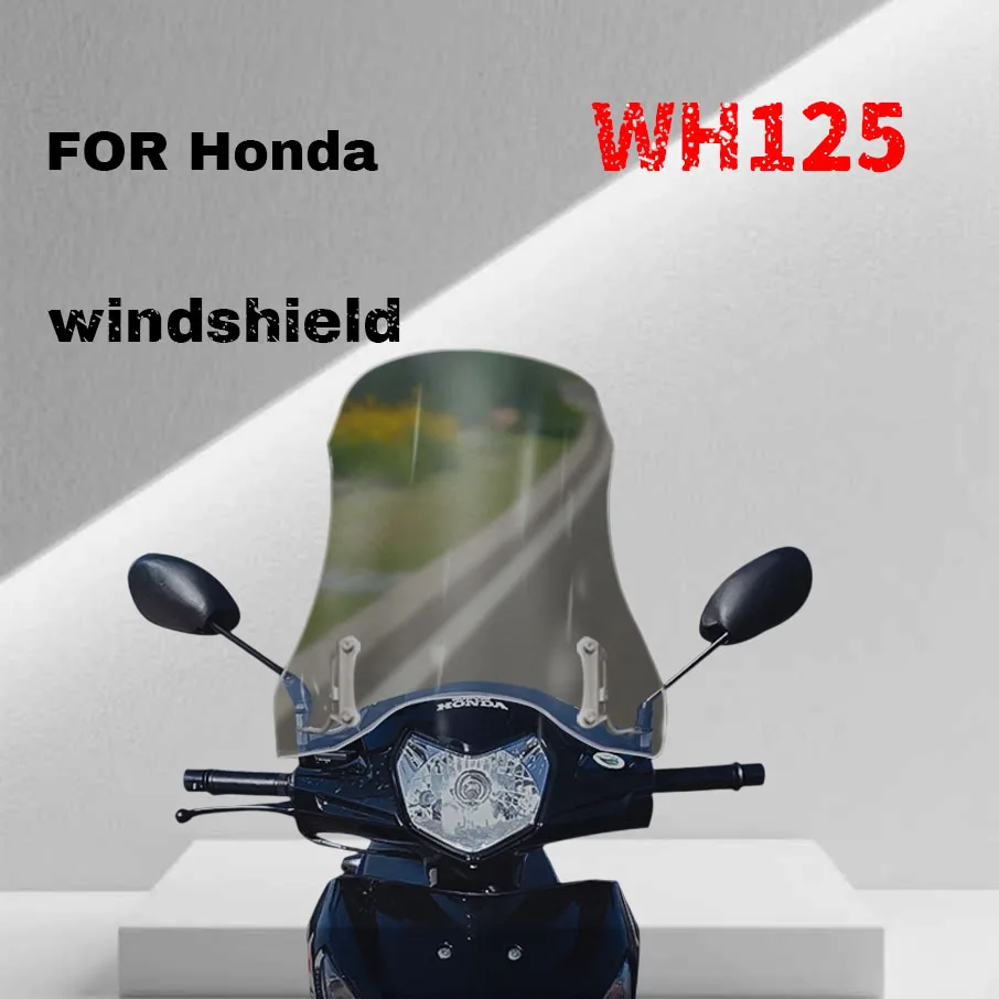 

For Honda WH125 Small Rocket Lingjun Bent Beam Car Windshield Modification Windshield Front Windshield