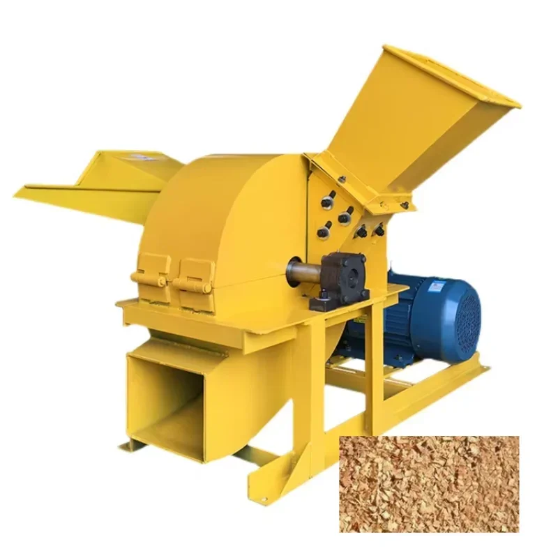 

Mobile Wood Crushers Shredder Straw Leaves Wood Chips Sawdust Bamboo Wood Garden Branch Crusher