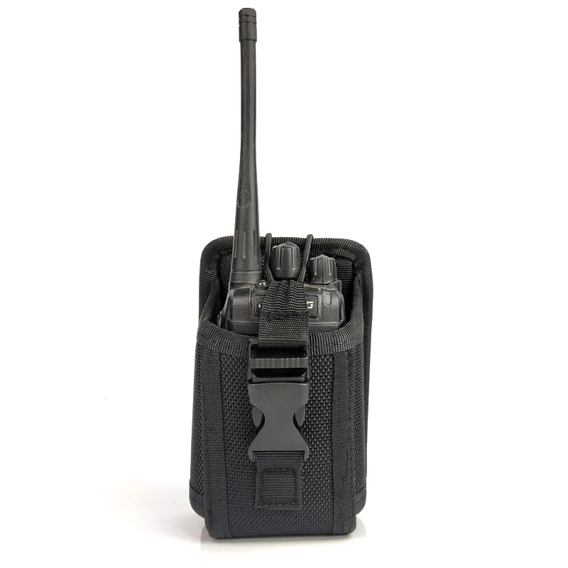 Bolsa cinturón táctica para walkie talkie exterior MOLLE - imagen 3