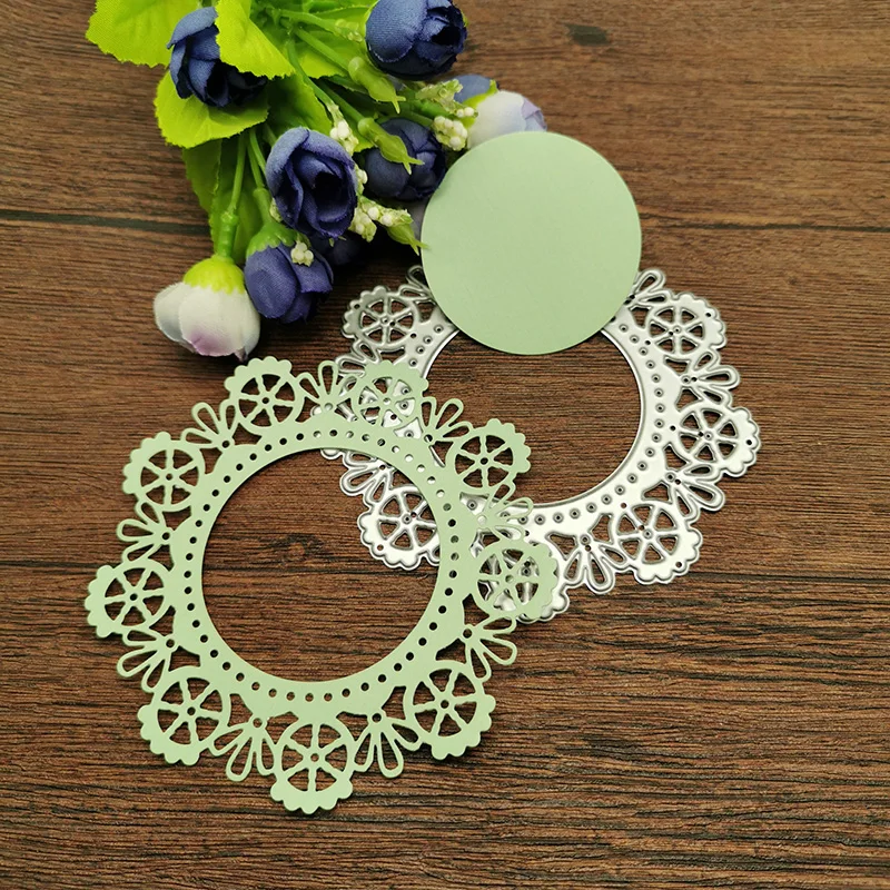 Vintage lace Metal Cutting Dies Craft Stamps die Cut Embossing Card Make Stencil