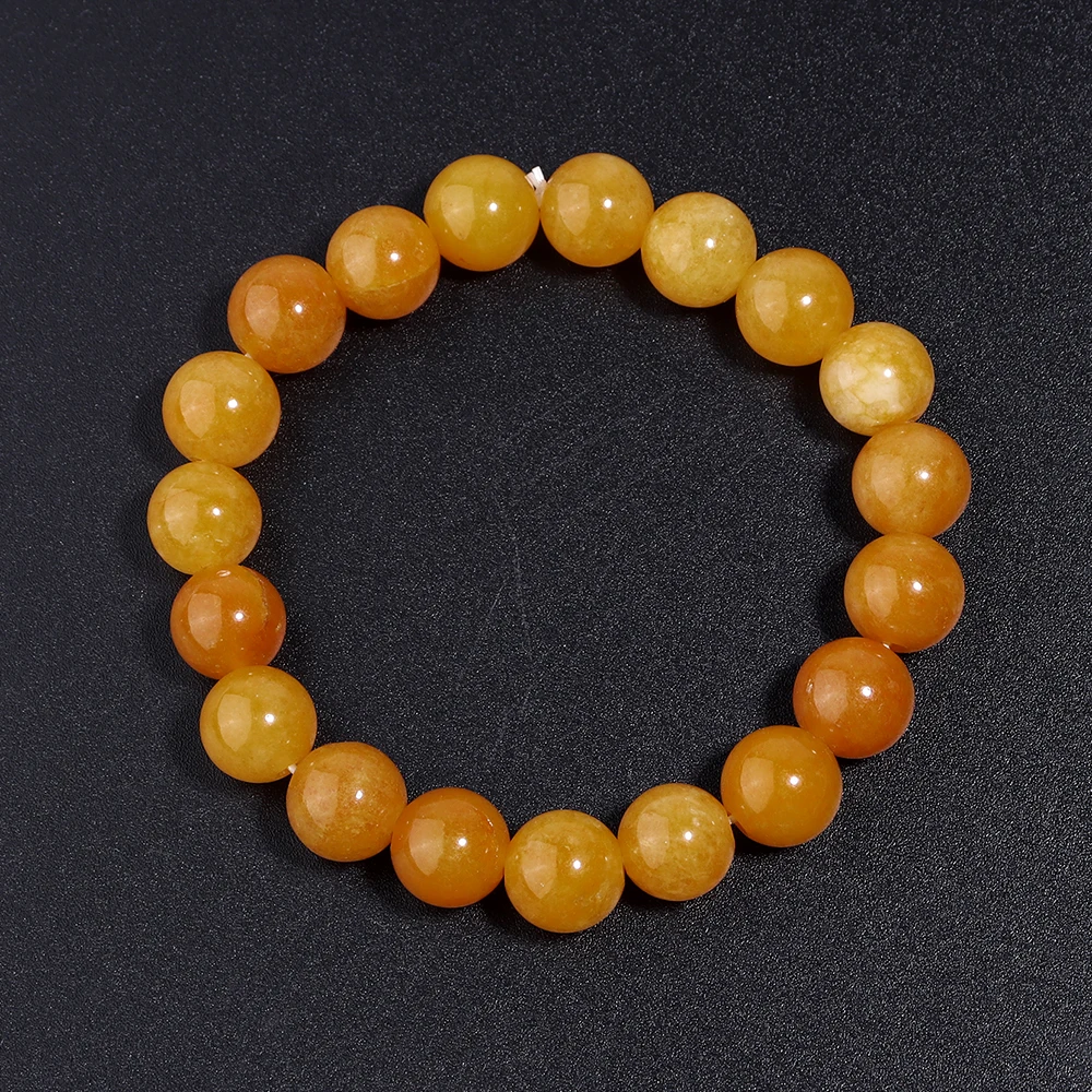 OAIITE Amber Mineral Beeswax Bracelet Natural Reiki Energy Jewelry Gift Meditation Prayer Fashion Charm Bracelet for Men Women