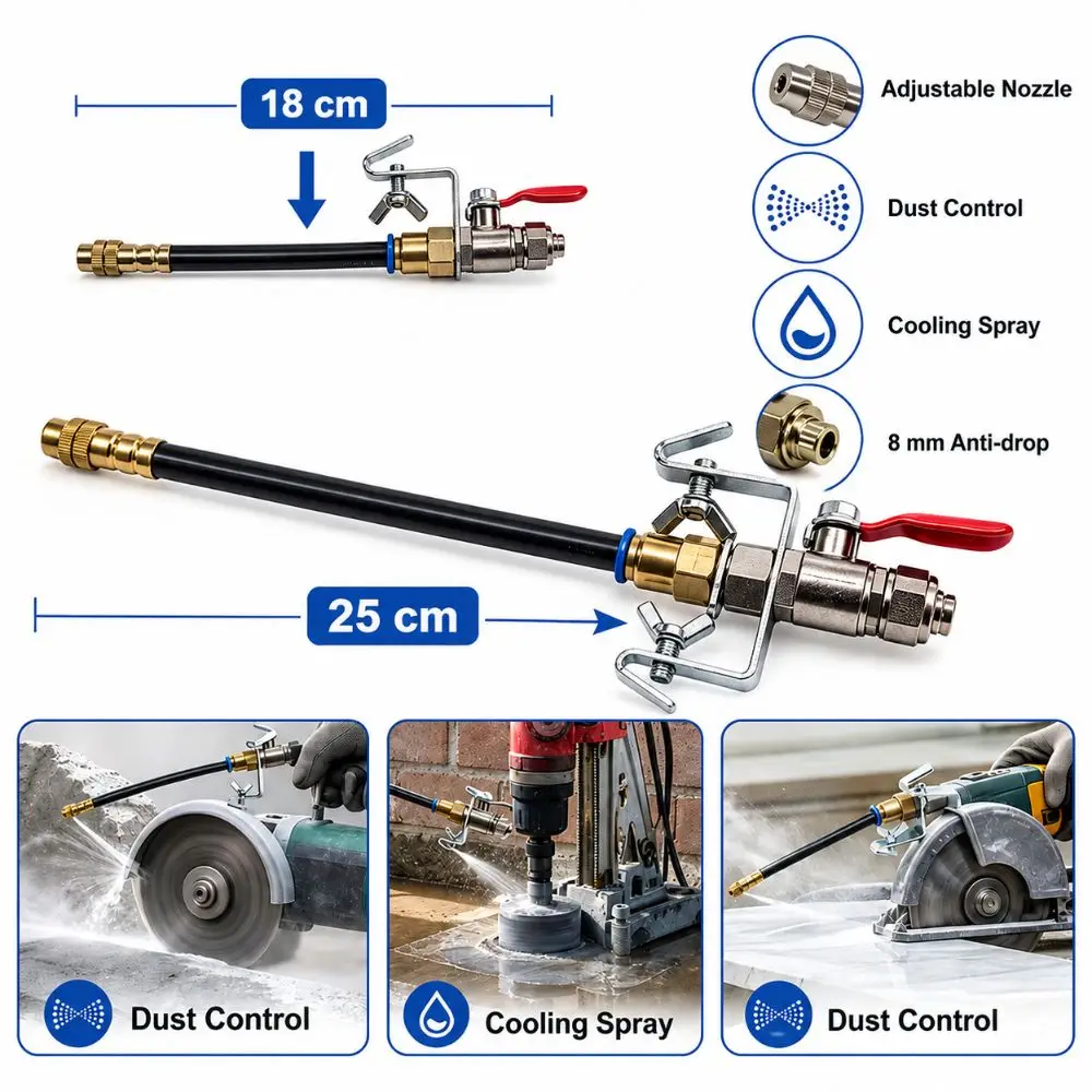 Copper Water Spray Nozzle Anti-Detachment Structure Water Cooling Dust Suppression Nozzle Dust Suppression Cooling Spray Nozzle