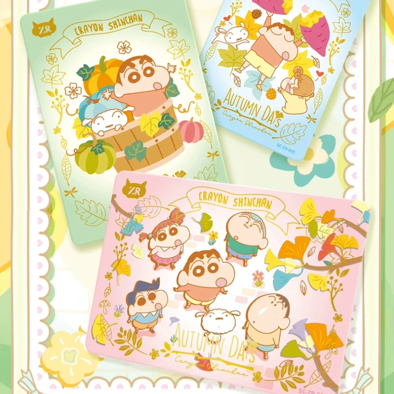 KAYOU 本物のクレヨンしんちゃんカード新しいウィッシュパックコレクションカードアニメーションゲームコレクション周辺玩具ギフトオリジナルボックス