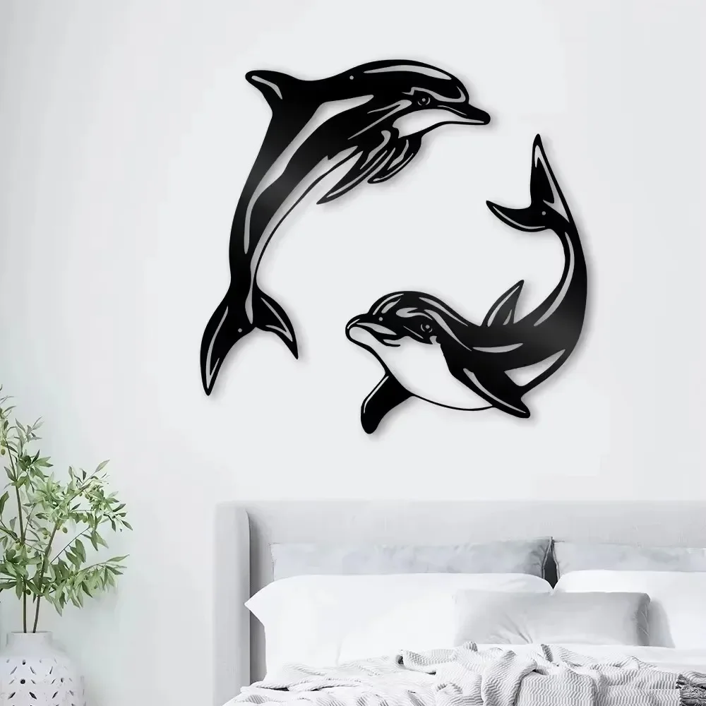 LETTERARTZ Black Letter Silhouette Metal Wall Art Plaque | Hanging Decor | Ideal for Cafe, Kitchen, Bar & Home Wall Decoration
