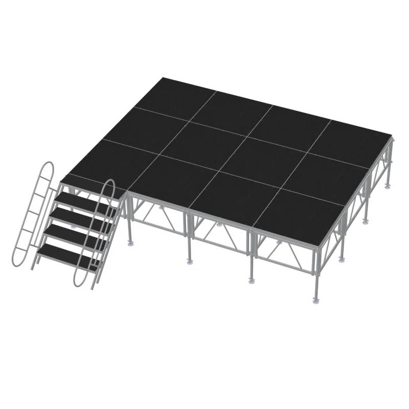 Aluminum Stage Platform with Adjustable Legs ,Dance Floor ,Stage Truss Aluminum Wedding Event Display Trusspromote sales