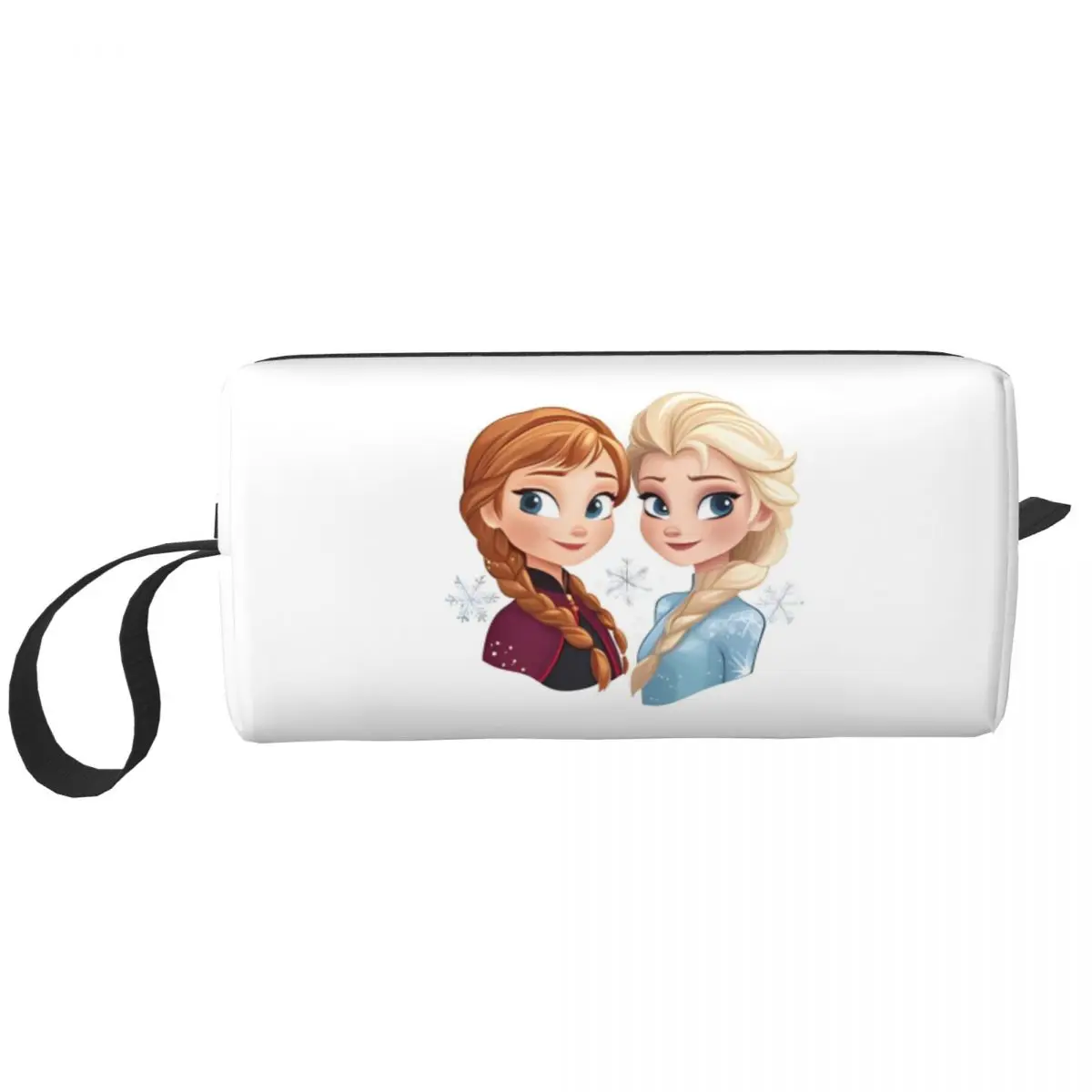 Frozen Anna Elsa Heart Makeup Bag Pouch Zipper Cosmetic Bag Travel Toiletry Bag Organizer Storage Bag Men Women