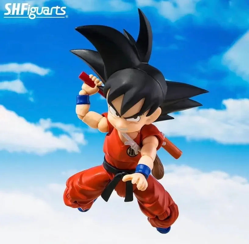 Oryginalne Bandai Shfiguarts Tnst Dragon Ball niewinny pretendent syn Goku figurka Anime prawdziwa zabawki modele akcji