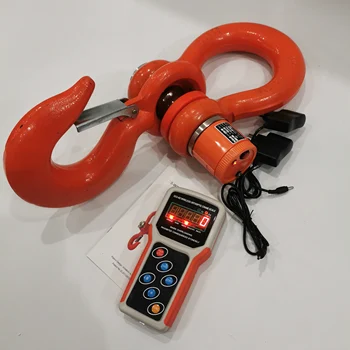 20T / 20000kg Wireless Digital Electronic Crane Scale Heavy-Duty Hanging Scale with Remote Handheld Meter