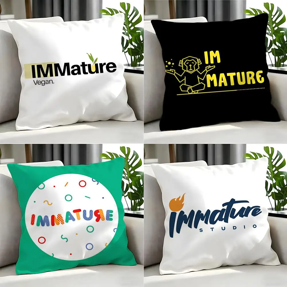 pop Immature Cushion Cover Cushion Cover Set 4Pcs 50x50 45x45 40x40 Pillowcase Decorative Sofa Home Decor