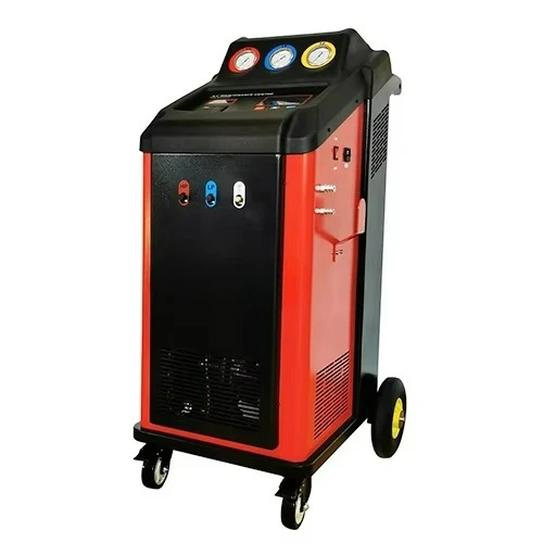 

Полностью автоматическая машина для восстановления хладагента с кондиционером переменного тока, машина для наполнения газом 500 Plus R134yf, автомобильное оборудование