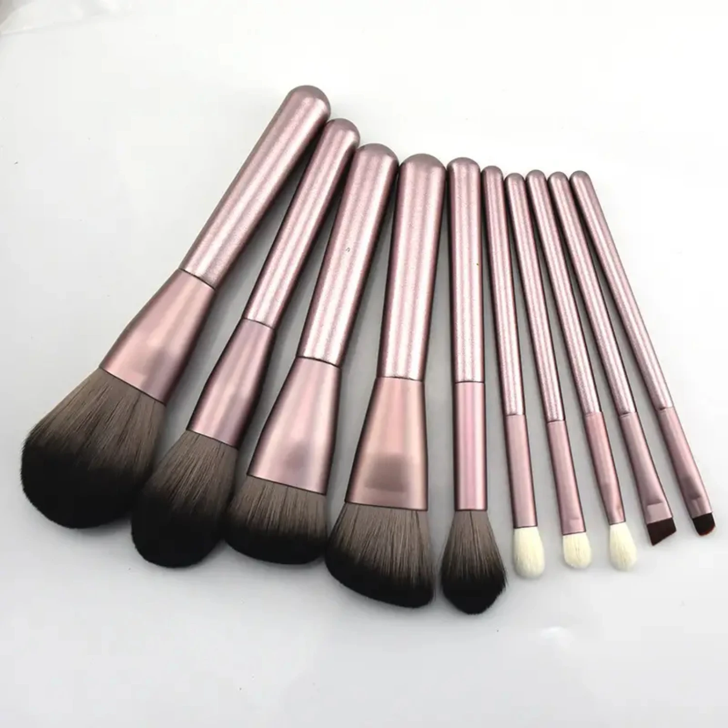 12-teiliges professionelles Make-up-Pinsel-Set für Foundation, Puder, Rouge, Concealer und Lidschatten