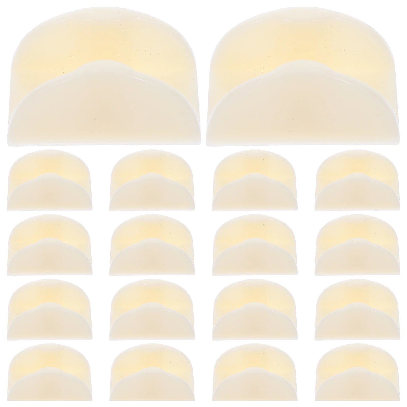 

20pcs Glass Sliding Door Locator Material Stopper Bottom Guide Frameless Hardware Shower Accessories Replacement Parts