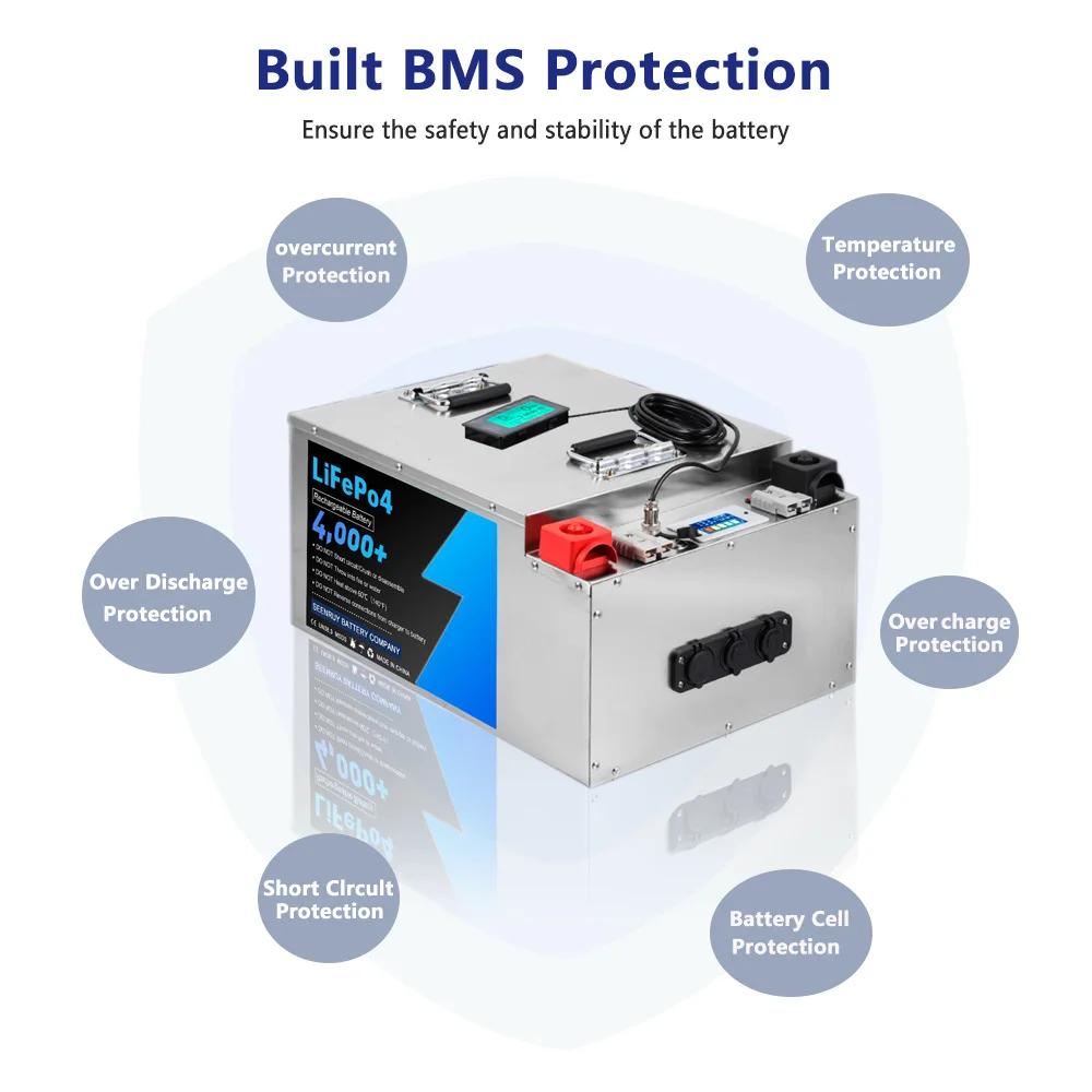 12v 250AH Lifepo4 แบตเตอรี่ในตัว BMS บลูทูธเสริม forSolar ระบบแบตเตอรี่ลิเธียมเหล็กฟอสเฟตเรือ RV Campers Motorhome