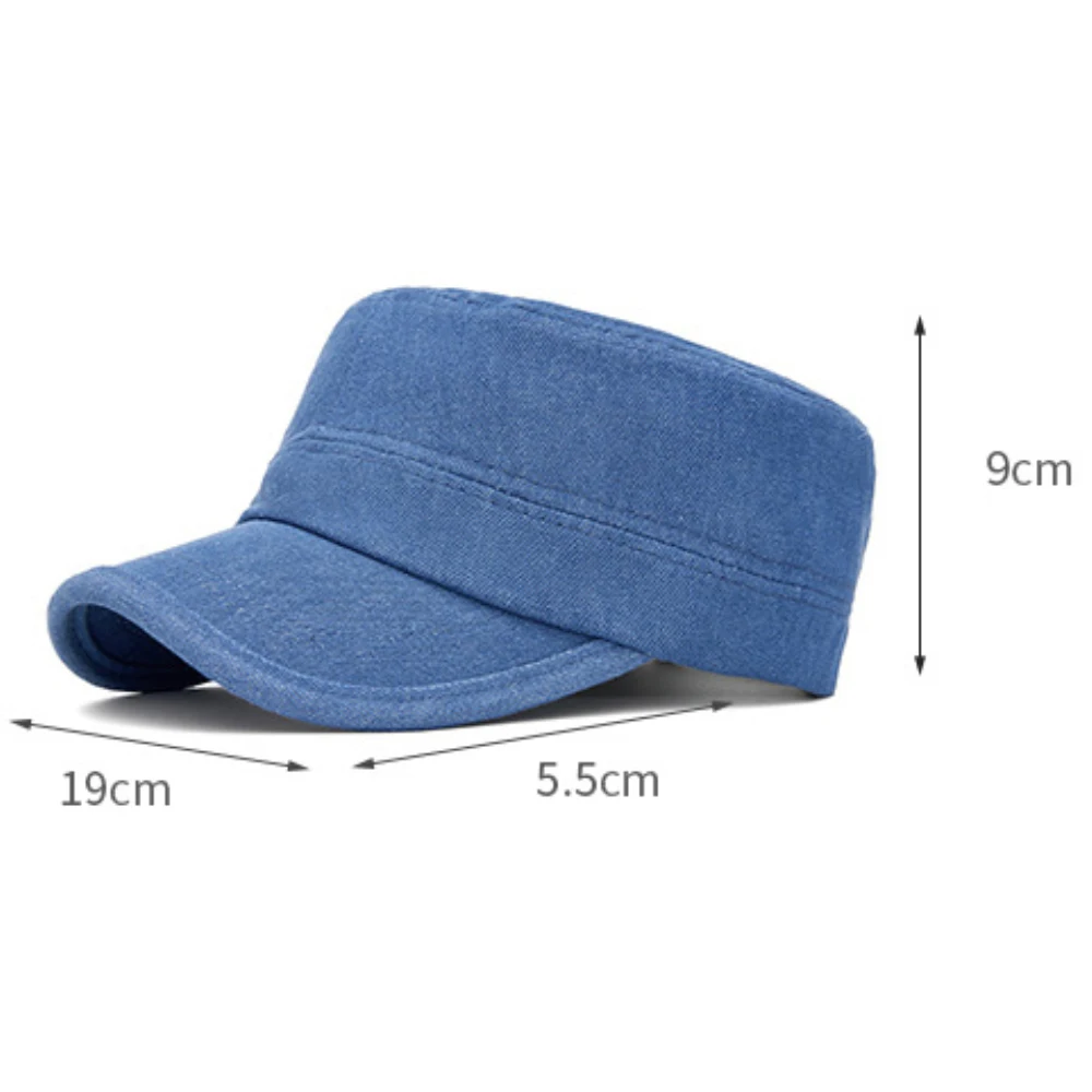 HT5133 Einfarbige Baseballkappe 2026 Neue Flache Armeekappe für Männer und Frauen Verstellbare Snapback-Kappe Unisex Ganzjahres-Baseballmütze – Detail 1