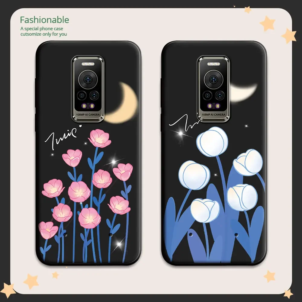 For Ulefone Armor 17 Pro Case Cute Cartoon Animal Soft Silicone Phone Cases For Ulefone Armor 17 Pro Flower Pattern Cover Fundas