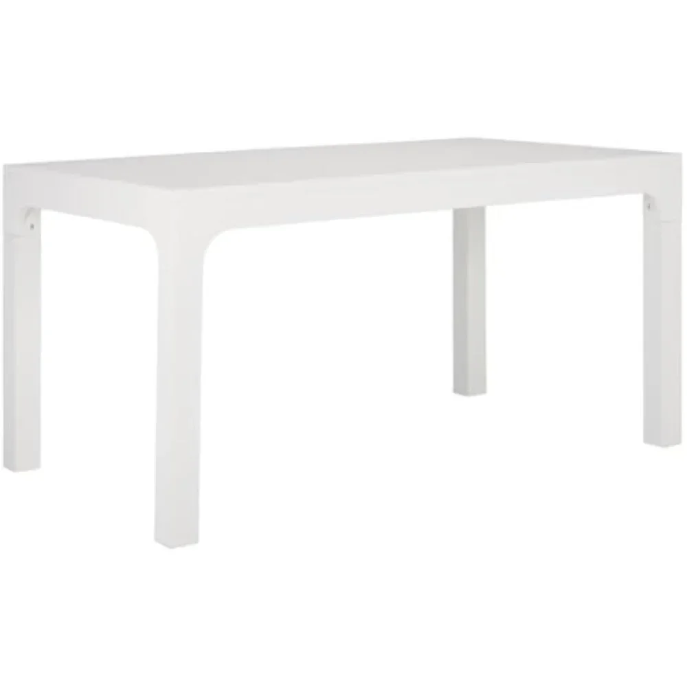 

Скандинавский минималистичный постмодернистский белый стол, идеально подходит для кухни, столовой, дома, фермерского дома