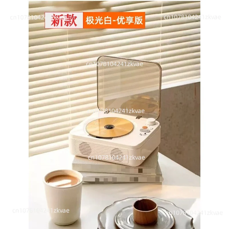 Retro Multifunctional Music Player Bluetooth Stereo Turntable CD Album Playback Machine