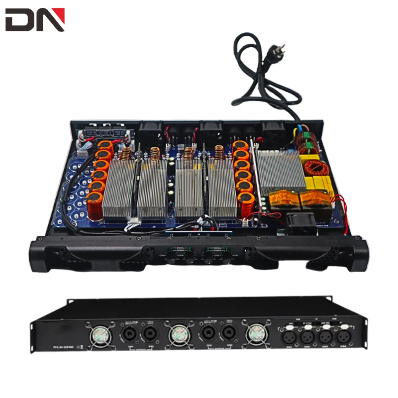 Suppliers Wholesale 800W 1200W 1900W 26000W Sound Stereo Amplifiers 4 Channel Professional Audio Power Amplifier