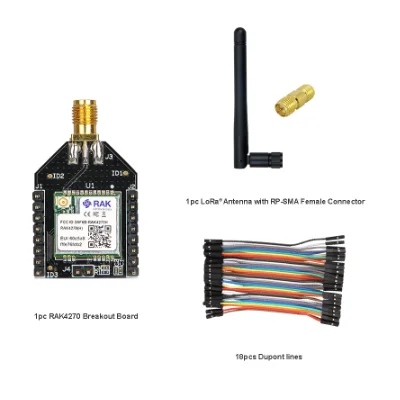 

RAK4270 Breakout Board | STM32L071 MCU | SX1262 | LoRa module for Smart City, Agriculture, Industry | RAKwireless WisDuo XBee