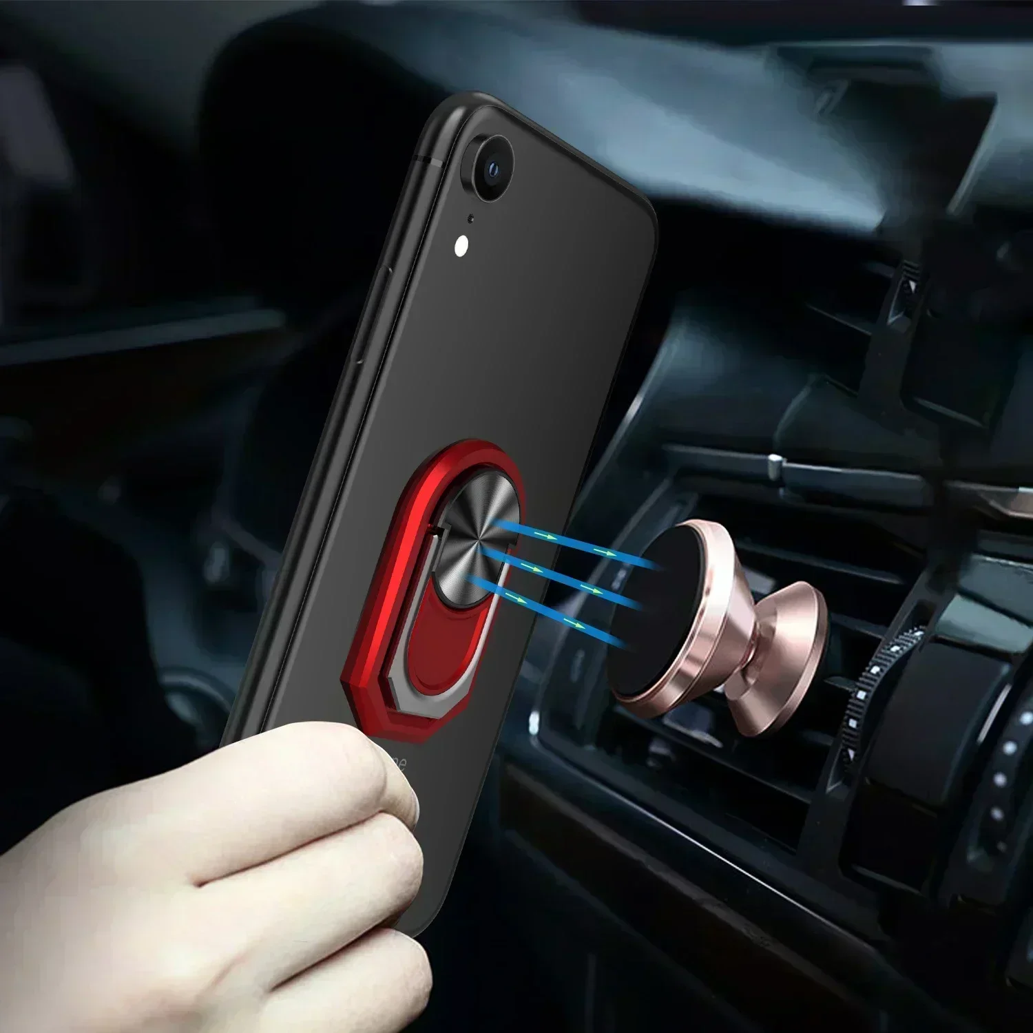 Luxury Shockproof Ring Holder For MOONDROP MIAD01 5G Case Soft Silicone TPU Protective Holder Cover image 6