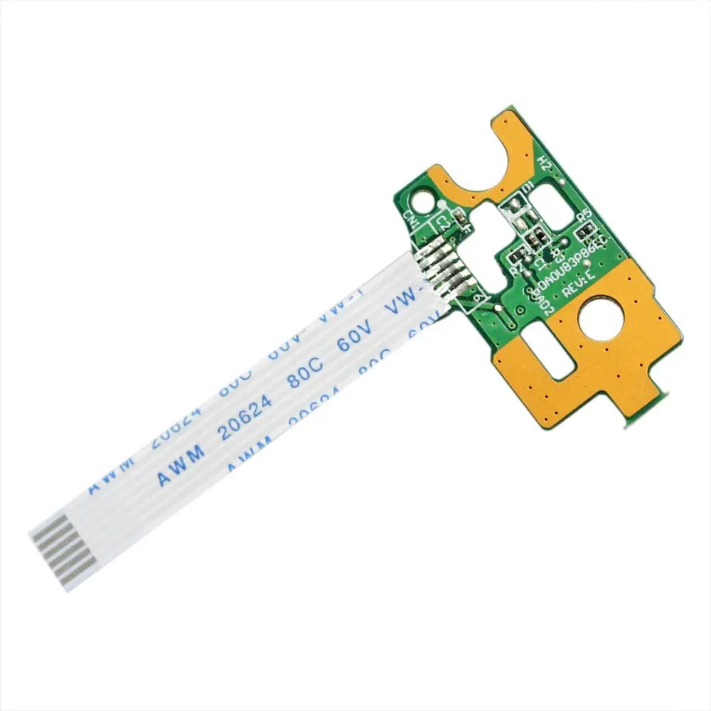 Nueva placa de botones de encendido con cinta de repuesto para HP Pavilion 14-N DA0U83PB6E0 15-N 732076-001 15-F 776780-001 15-f023wm