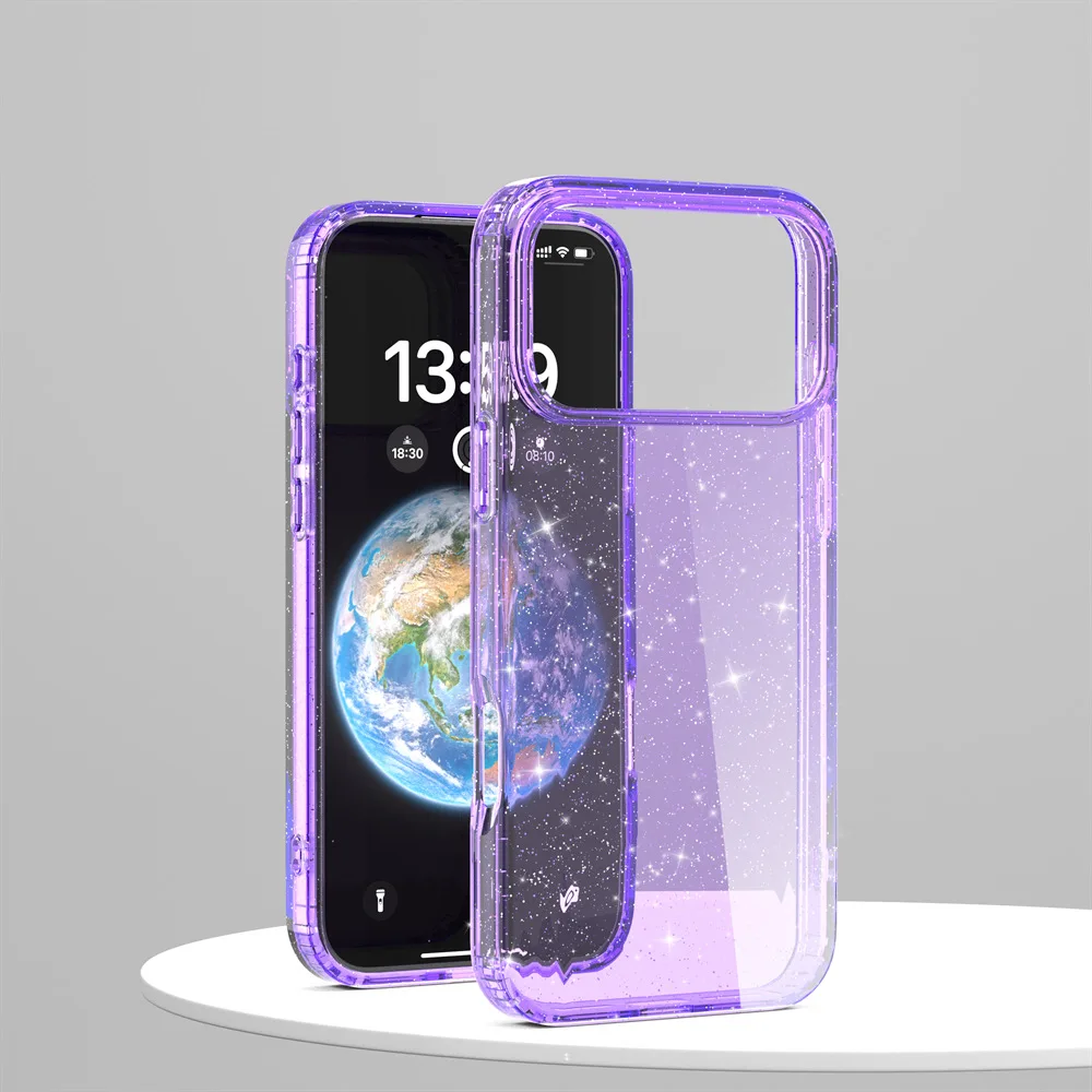 Transparente Glitzer-Symmetrie für Magsafe Magnetische Hülle für iPhone 18 Pro Max 17 Air16 15 14 13 Sturzsichere Ott-Box Panzerhülle – Detail 17