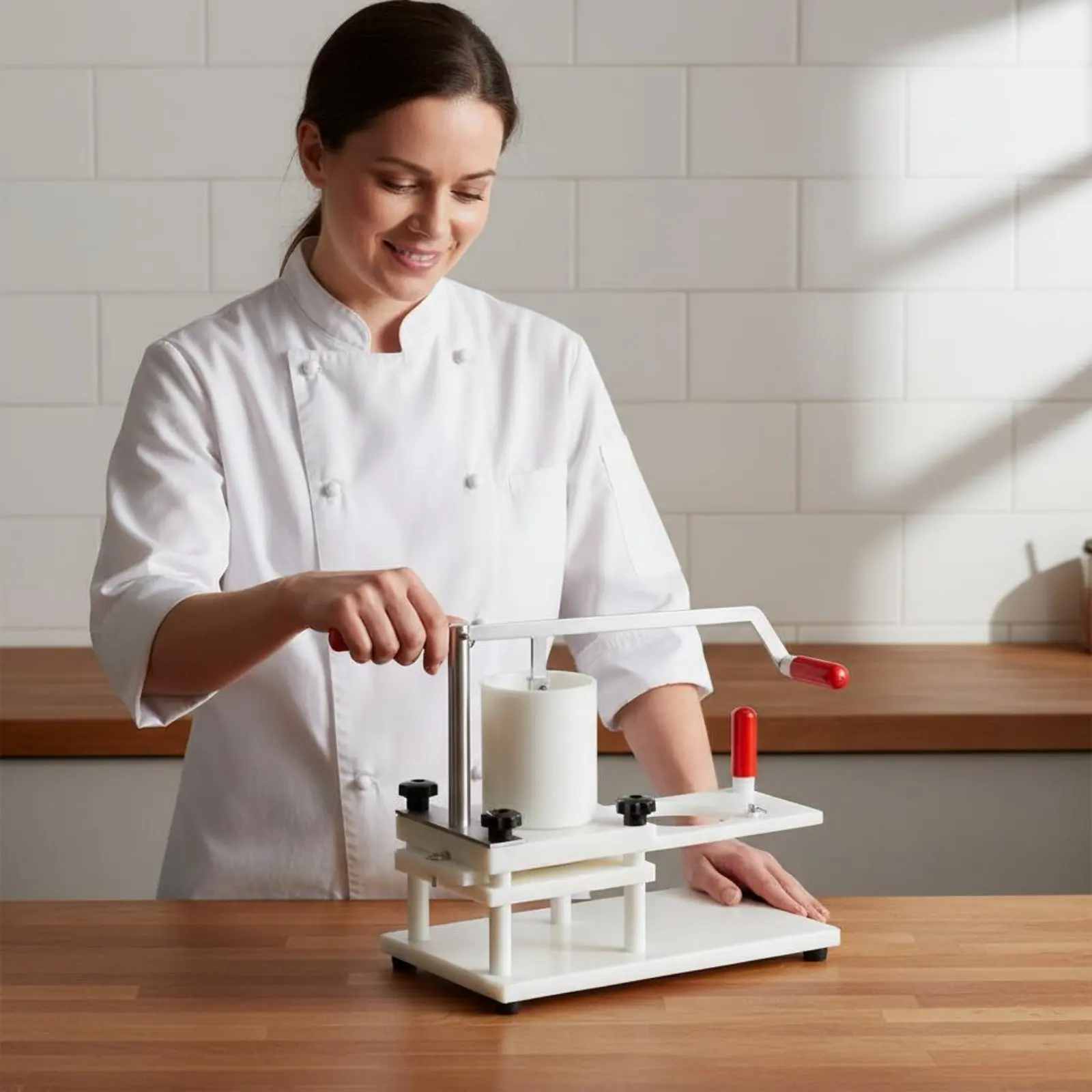 

Ground Beef Patty Patty Former Professional Grade Manual Burger Press Lever Action Meat Press for Restaurants