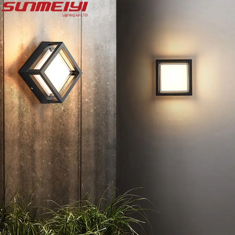 Modern Outdoor Wall Lights Waterproof Balcony LED Moisture-proof Hallway Stairs Minimalist Walls Villa Entrances Courtyrd Lights