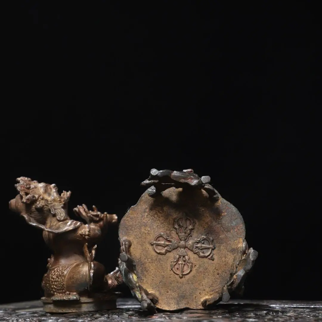 5 Old Collection Treasures Copper, Tuojin Diamond Incense Burner Height 20 cm Width 5 cm Diameter Weight 0.9 kg