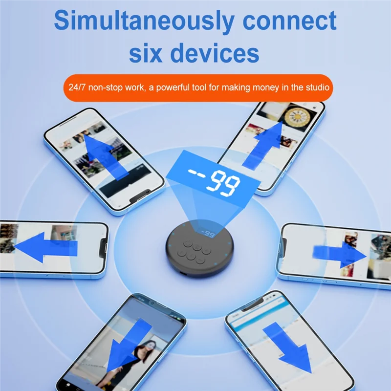 ABTS-Phone Screen Auto-Clicker Video Taps Simulation Finger Click Device Wireless Mobile Screen Slider للبث المباشر