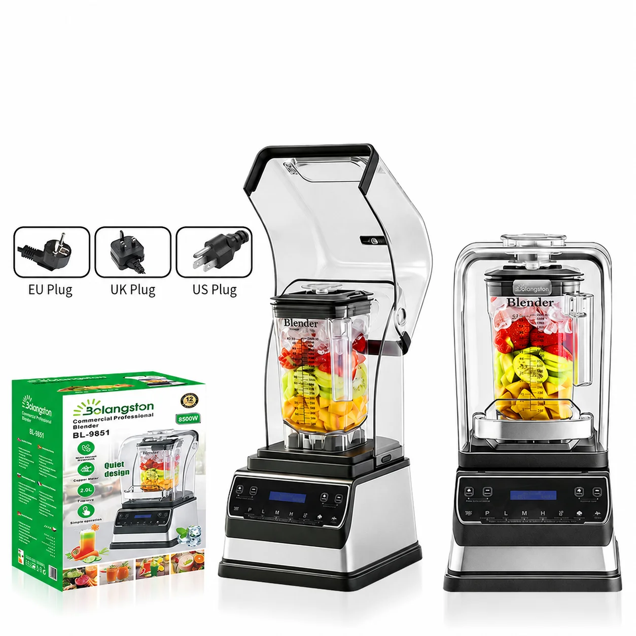 High Quality Heavy Duty Soundproof Beverage Mixing Station for Commercial Smoothie, Ice and Milkshake Preparation