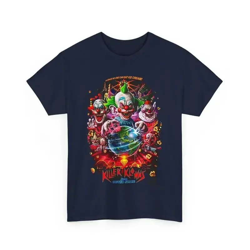 Sale Killer Klowns From Outer Space Movie T Shirt Heavy Cotton