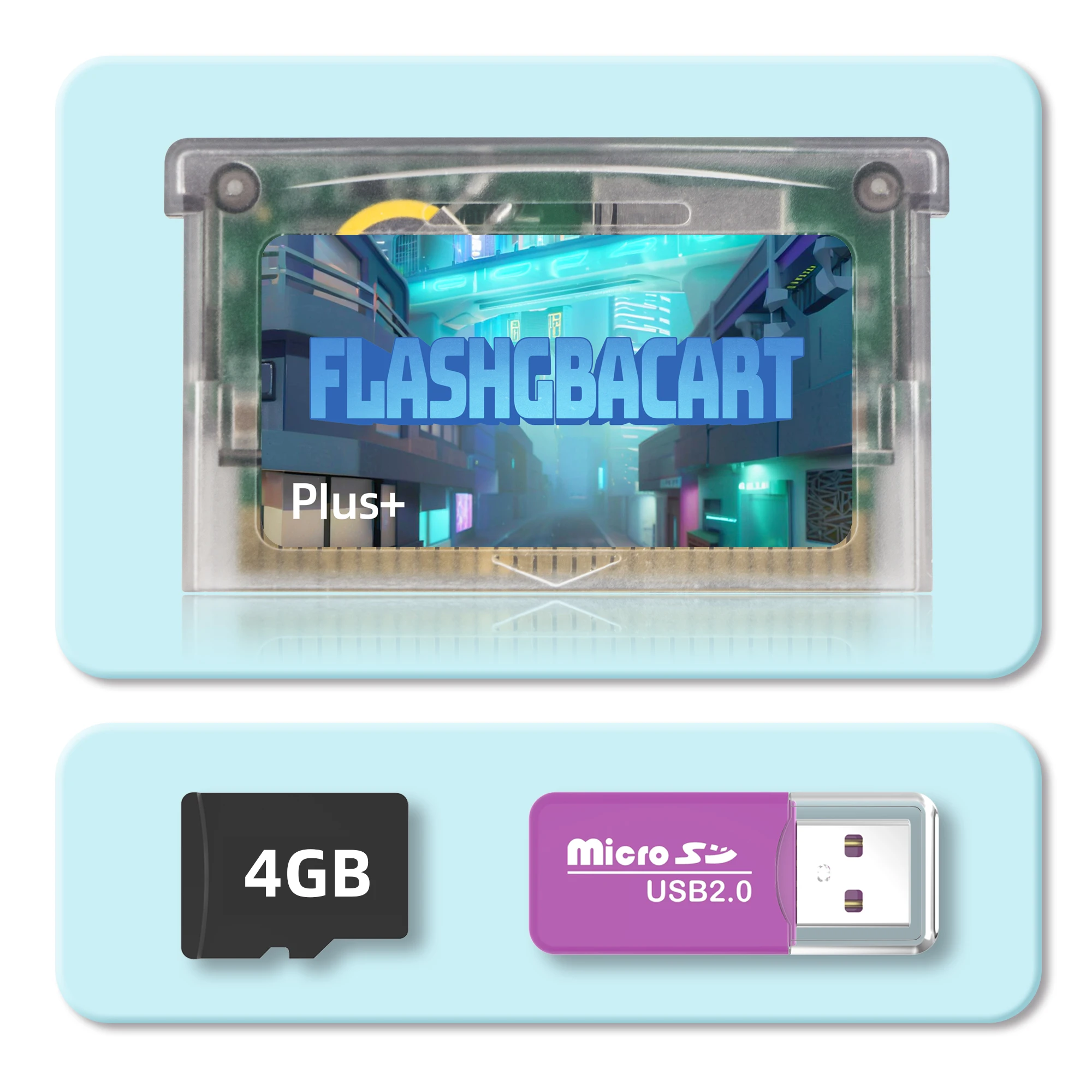 جديد REMANK Mini SC Plus 100+ في 1 فلاش GBA بطاقة V1.5 لـ GBA GBC GB NES مع محول 4G ملحقات وحدة تحكم ألعاب ببطاقات الورق #3