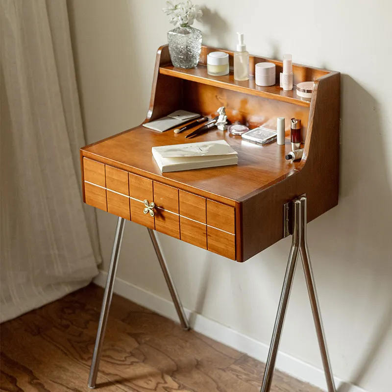 

Mobile Makeup Dressing Table Mini Bedroom Vintage Shelf Dressing Table Women Accessories Mesa De Maquillaje Chinese Furniture