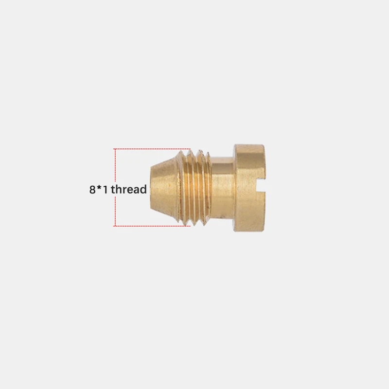 Boquilla de lavado de alta presión para coche, accesorio de olla de espuma, núcleo de pulverización de cobre, herramienta de limpieza, 0,8/0,9/1,0/1,1mm, 1 unidad