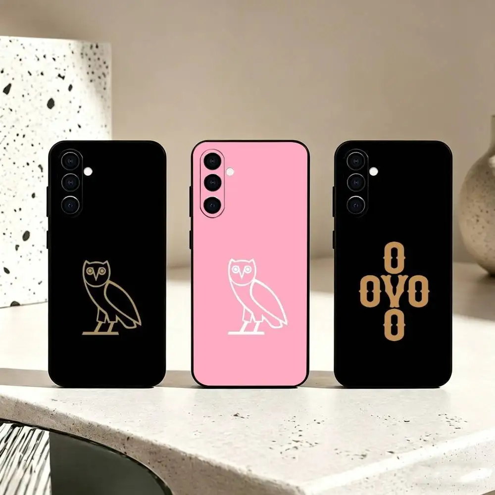 D-Drake OvO O-OWL Phone Case For Samsung Galaxy A73,A72,A71,A70,A53,A52,A51,Others Soft Black Cover