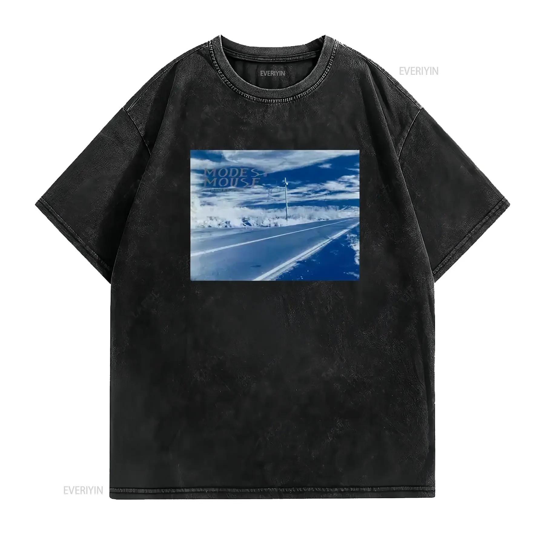 MODEST MOUSE T SHIRT this is a long drive for someone with nothing S M L or XL vintage Washed designer clothes Casual Versatile